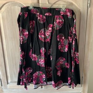 Torrid Size 14 Disney Mickey Mouse Floral Skirt